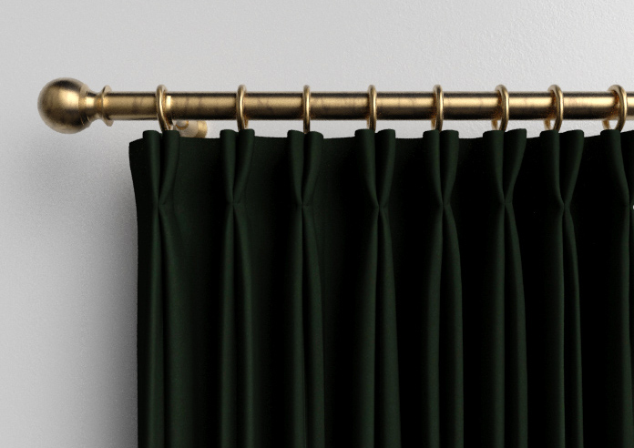 Faux Suede, Bottle Green - Made to Measure Curtains - Image 10